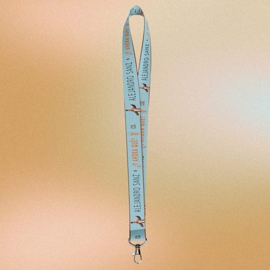 🎤🎗️ LANYARD ALEJANDRO SANZ –Y AHORA QUÉ
