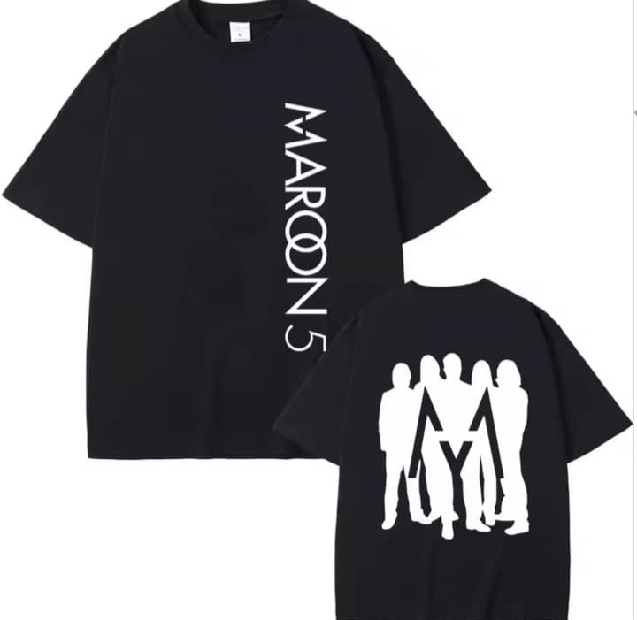 🎤🔥 CAMISETA MAROON 5 – POP ROCK VIBES 🖤✨
