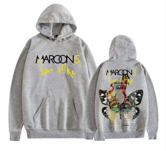 ☀️🍷 HOODIE MAROON 5 – ICONIC COLLECTION 🍷☀️