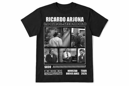 🎶🖤 CAMISETA RICARDO ARJONA – LETRAS QUE MARCAN 🔥✨