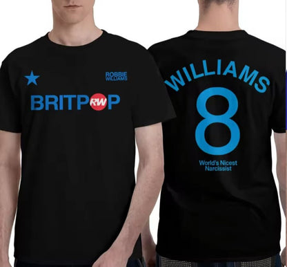 🖤🔥 CAMISETA ROBBIE WILLIAMS – EL ESTILO DE UNA LEYENDA 🎤✨
