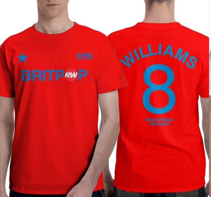 🖤🔥 CAMISETA ROBBIE WILLIAMS – EL ESTILO DE UNA LEYENDA 🎤✨