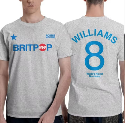 🖤🔥 CAMISETA ROBBIE WILLIAMS – EL ESTILO DE UNA LEYENDA 🎤✨