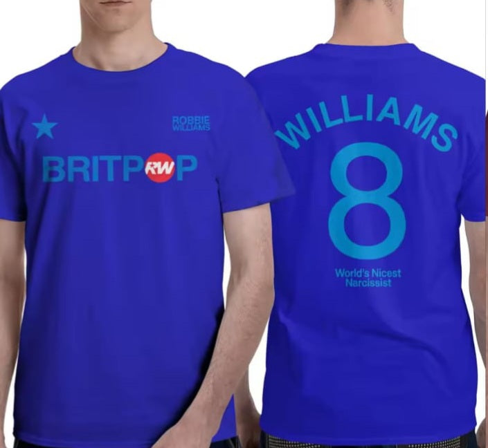 🖤🔥 CAMISETA ROBBIE WILLIAMS – EL ESTILO DE UNA LEYENDA 🎤✨
