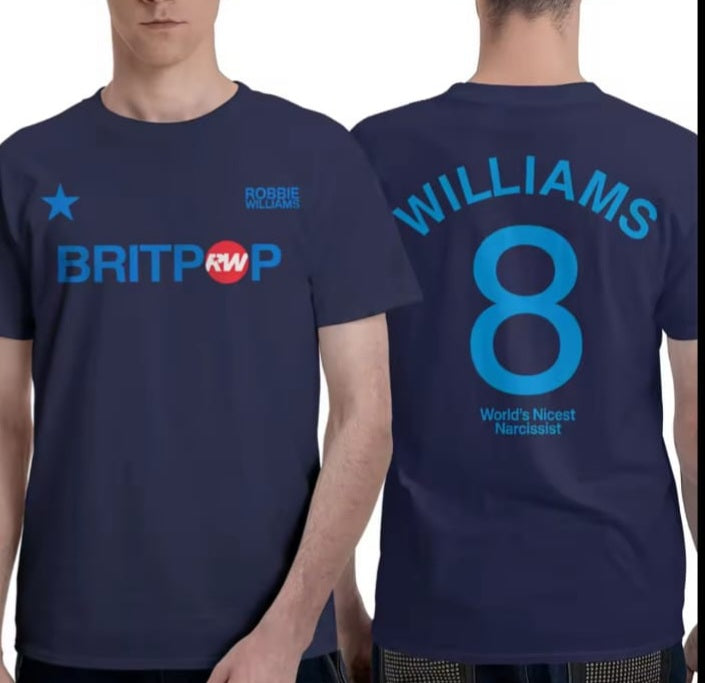 🖤🔥 CAMISETA ROBBIE WILLIAMS – EL ESTILO DE UNA LEYENDA 🎤✨