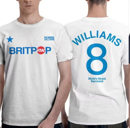 🖤🔥 CAMISETA ROBBIE WILLIAMS – EL ESTILO DE UNA LEYENDA 🎤✨