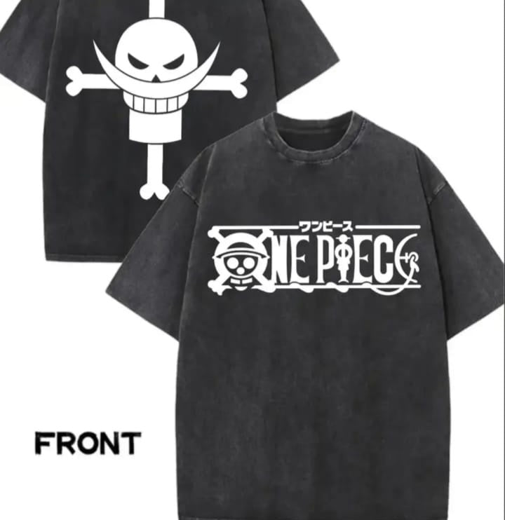 🏴‍☠️🔥 CAMISETA ACID WASH ONE PIECE – LLEVA LA AVENTURA A TU ESTILO ⚓✨