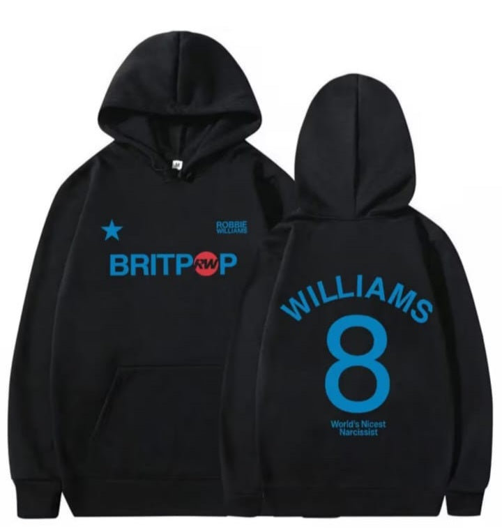🖤🔥 HOODIE ROBBIE WILLIAMS – LLEVA EL ESTILO DE UNA LEYENDA 🎤✨