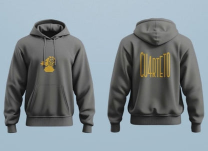🖤🔥 HOODIE CUARTETO DE NOS – ACTITUD, ROCK Y PERSONALIDAD 🎸⚡