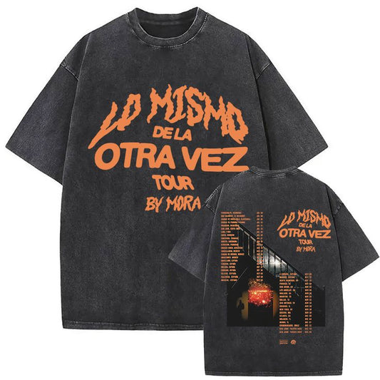 Camiseta Mora  Acid Wash