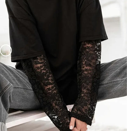 Body de Encaje Manga Larga