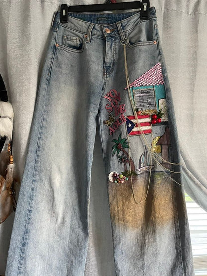 👖🐰 Pantalón Jean Oficial Bad Bunny