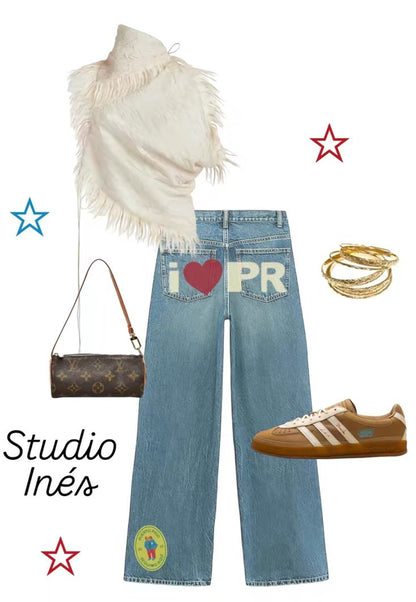 👖🐰 Pantalón Jean Oficial Bad Bunny