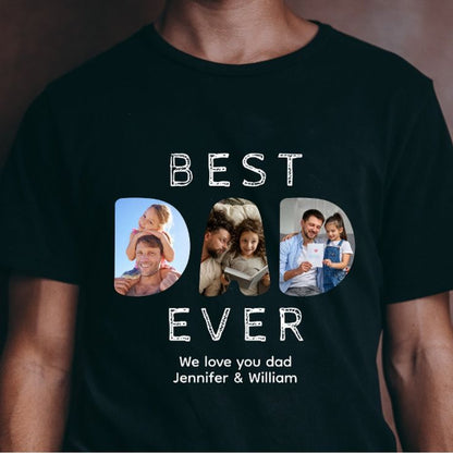 👑🖤 CAMISETA PAPÁ – ORGULLO EN UNA PALABRA 🔥