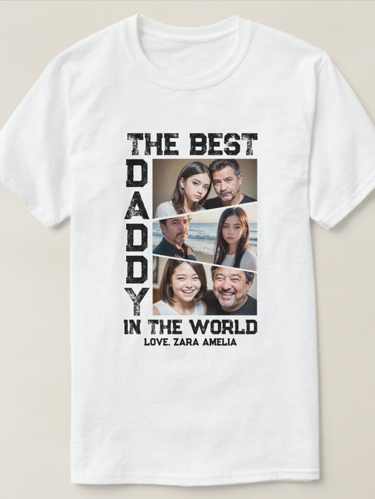 👑🖤 CAMISETA PAPÁ – ORGULLO EN UNA PALABRA 🔥