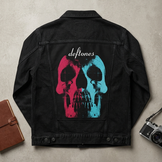 🖤🎸 CHAQUETA JEAN DEFTONES – ALT METAL DENIM 🔥
