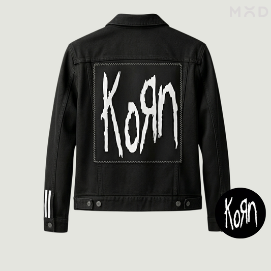 🎸🔥 CHAQUETA DENIM KORN 🔥🎸