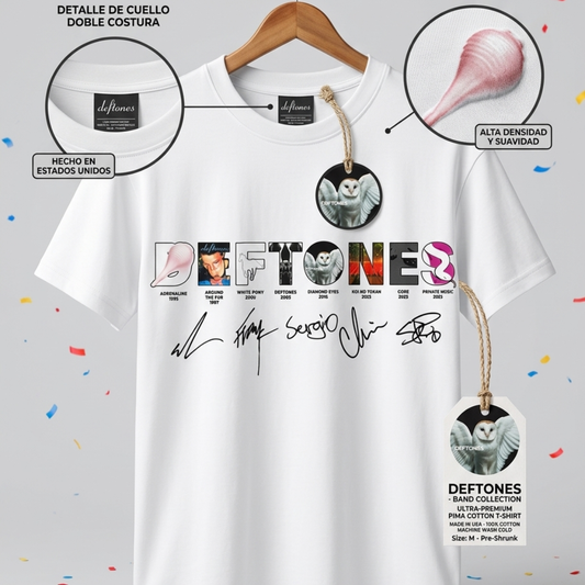 🎸🔥 CAMISETA DEFTONES – VIBRA ALTERNATIVE METAL 🖤