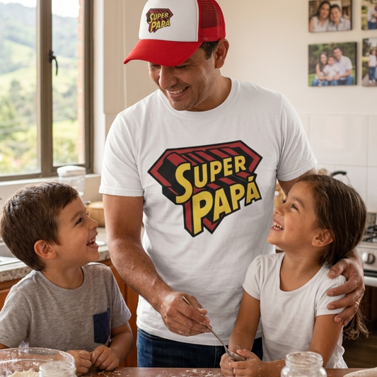 👑🖤 COMBO PAPÁ – CAMISETA + GORRA 🔥✨