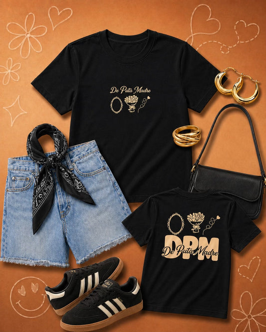 🎶☀️ COMBO KANY GARCÍA – CAMISETA + BERMUDA 🖤🔥