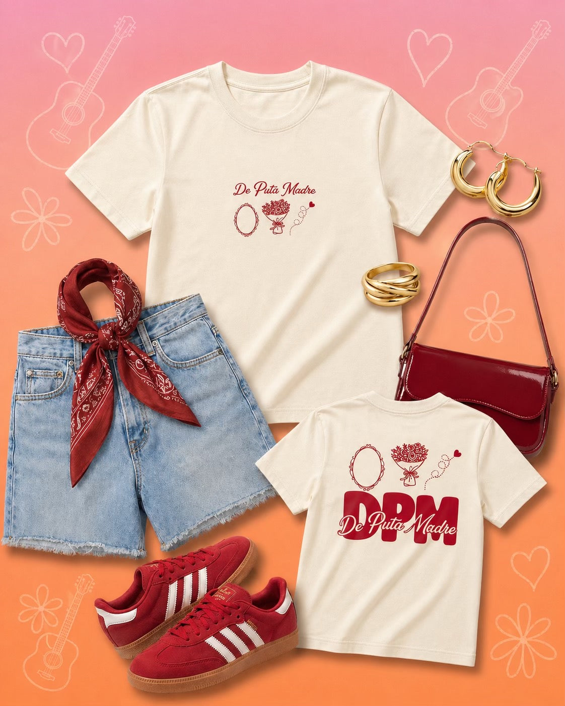🎶☀️ COMBO KANY GARCÍA – CAMISETA + BERMUDA 🖤🔥