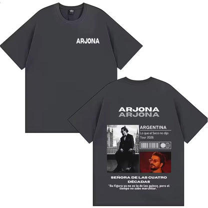 🎶🖤 CAMISETA RICARDO ARJONA – LETRAS QUE MARCAN 🔥✨