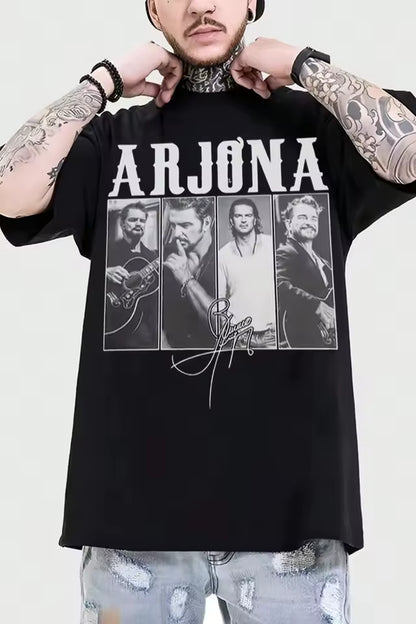 🎶🖤 CAMISETA RICARDO ARJONA – LETRAS QUE MARCAN 🔥✨