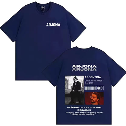 🎶🖤 CAMISETA RICARDO ARJONA – LETRAS QUE MARCAN 🔥✨