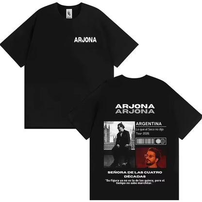 🎶🖤 CAMISETA RICARDO ARJONA – LETRAS QUE MARCAN 🔥✨