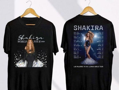 🔥 CAMISETA SHAKIRA – ESTOY AQUÍ / LAS MUJERES YA NO LLORAN TOUR 2025