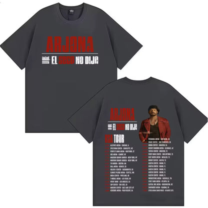 🎶🖤 CAMISETA RICARDO ARJONA – LETRAS QUE MARCAN 🔥✨