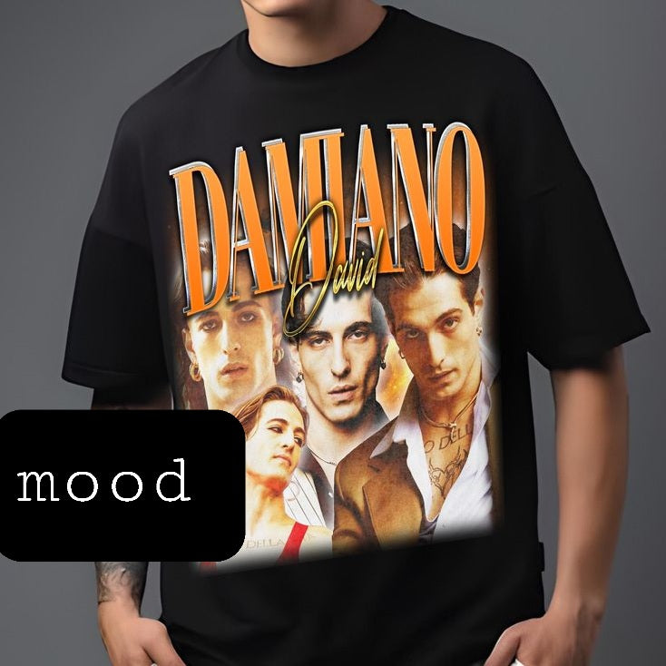 🔥 CAMISETA DAMIANO DAVID - SOLO WORLD TOUR 2025