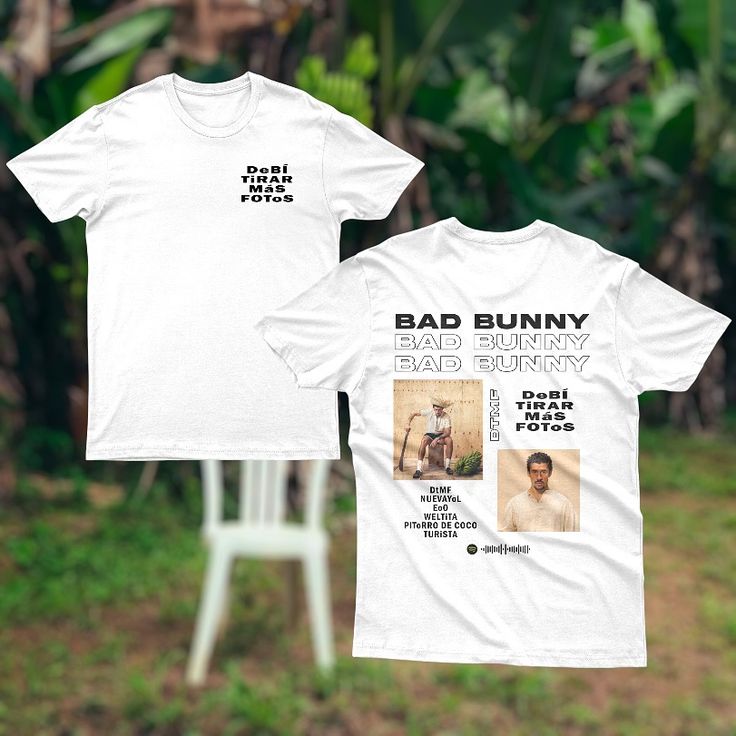 📸🔥 Camiseta Bad Bunny Debí Tirar Más Fotos 🐰💥
