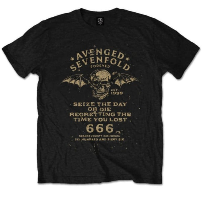 🦇🔥Camiseta Avenged Sevenfold 🎸💀