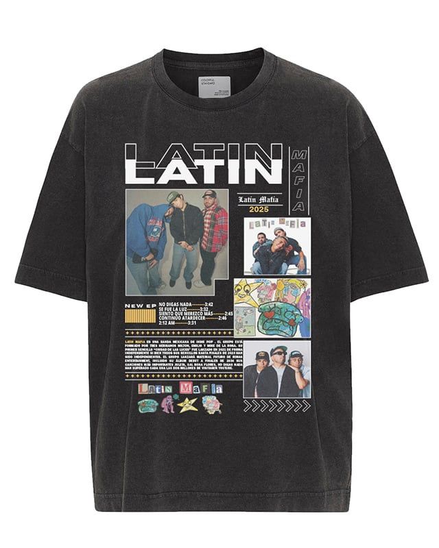 🔥 CAMISETA LATIN MAFIA - TE ODIO Y TE EXTRAÑO TOUR 2025