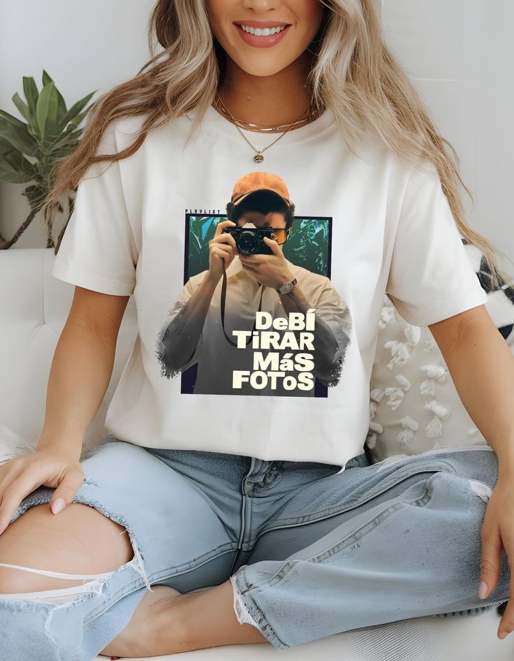 📸🔥 Camiseta Bad Bunny Debí Tirar Más Fotos 🐰💥