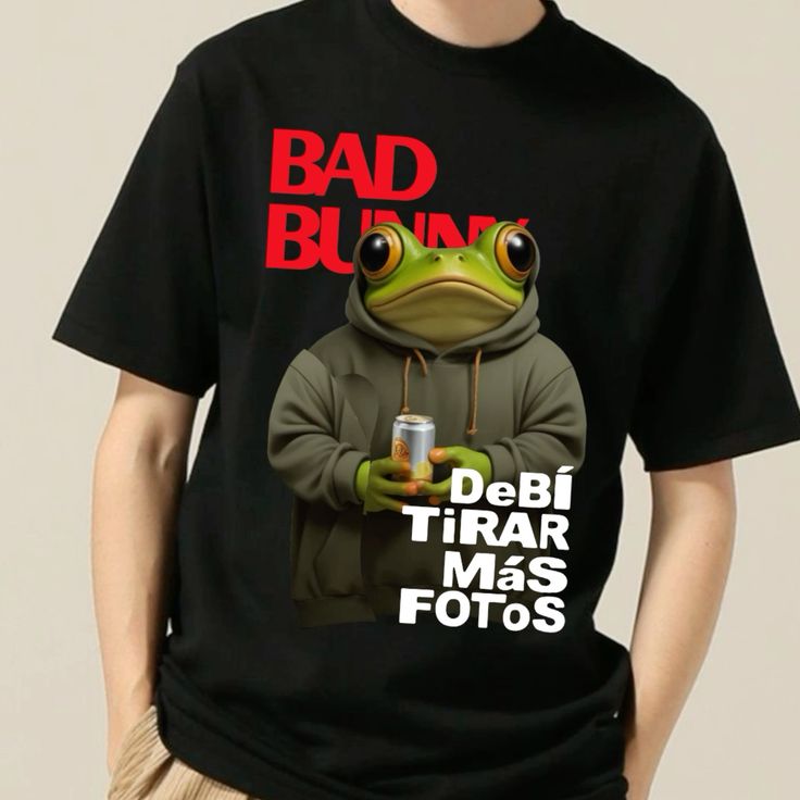 📸🔥 Camiseta Bad Bunny Debí Tirar Más Fotos 🐰💥