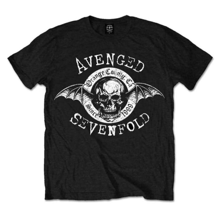 🦇🔥Camiseta Avenged Sevenfold 🎸💀