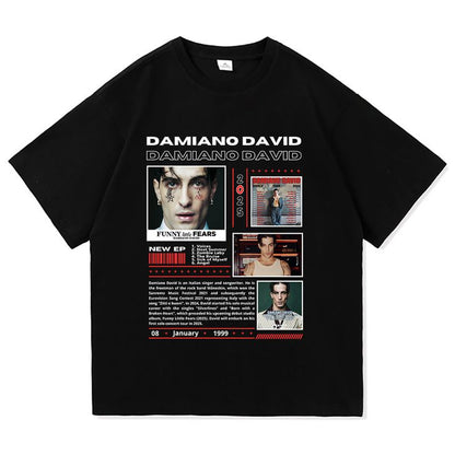 🔥 CAMISETA DAMIANO DAVID - SOLO WORLD TOUR 2025