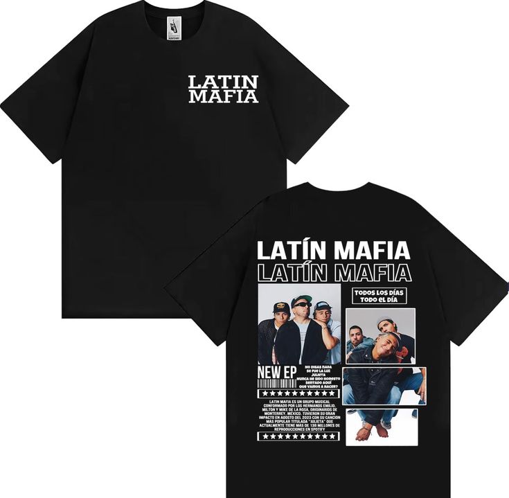 🔥 CAMISETA LATIN MAFIA - TE ODIO Y TE EXTRAÑO TOUR 2025
