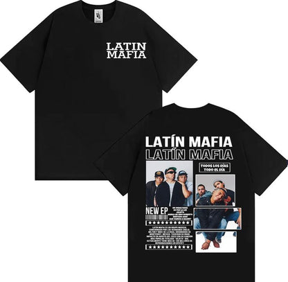 🔥 CAMISETA LATIN MAFIA - TE ODIO Y TE EXTRAÑO TOUR 2025