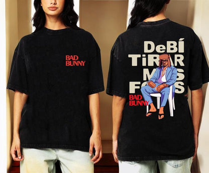 📸🔥 Camiseta Bad Bunny Debí Tirar Más Fotos 🐰💥