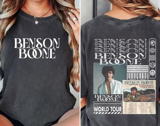 Camiseta Benson Boone Acid wash
