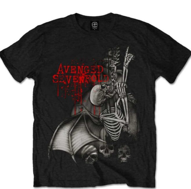 🦇🔥Camiseta Avenged Sevenfold 🎸💀