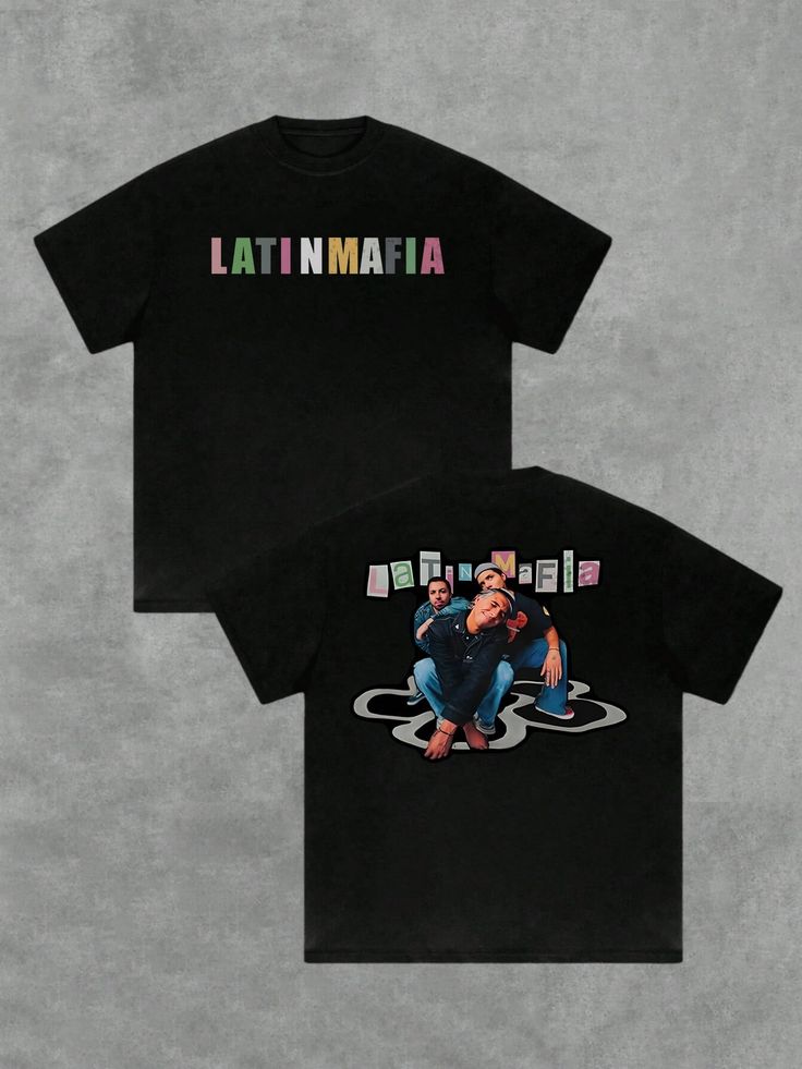 🔥 CAMISETA LATIN MAFIA - TE ODIO Y TE EXTRAÑO TOUR 2025