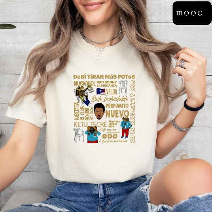 📸🔥 Camiseta Bad Bunny Debí Tirar Más Fotos 🐰💥