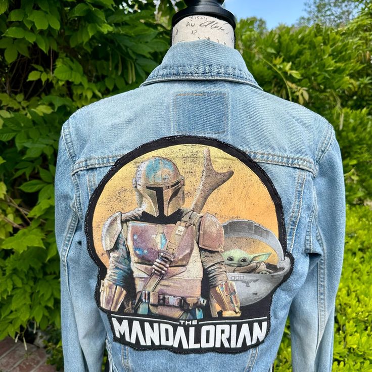 🌌🧥 CHAQUETA JEAN THE MANDALORIAN – THIS IS THE WAY 🔥⚔️