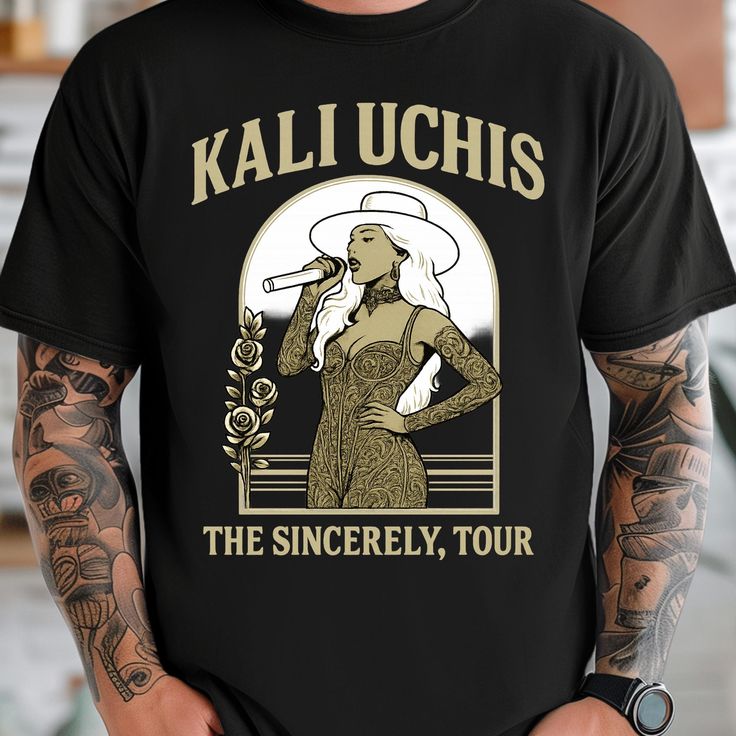 🌸🎤 CAMISETA KALI UCHIS – THE SINCERELY TOUR ✨🔥