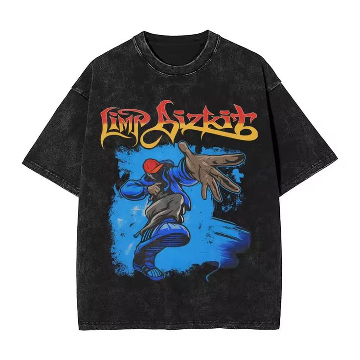 🔥🎸Camiseta Acid Wash  Limp Bizkit