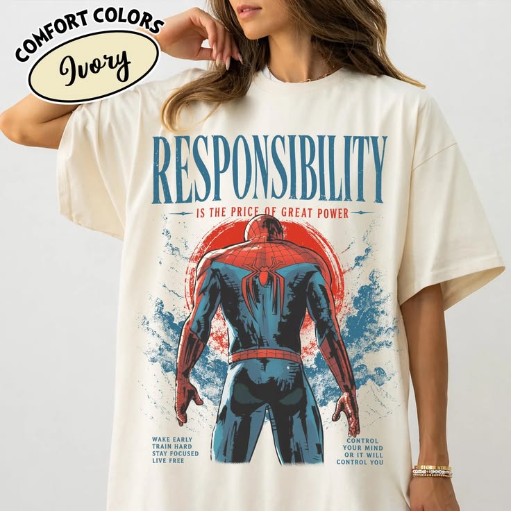 🕷️🕸️ CAMISETA SPIDER-MAN – EL HÉROE DE TU OUTFIT ❤️🖤